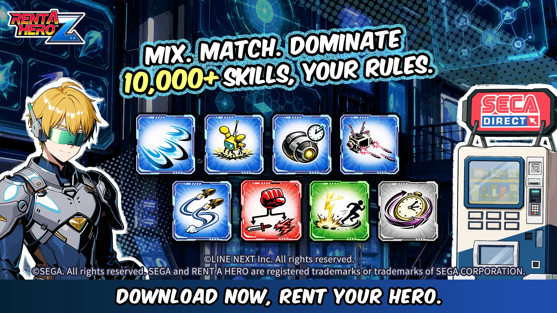 RENT A HERO Z screenshot