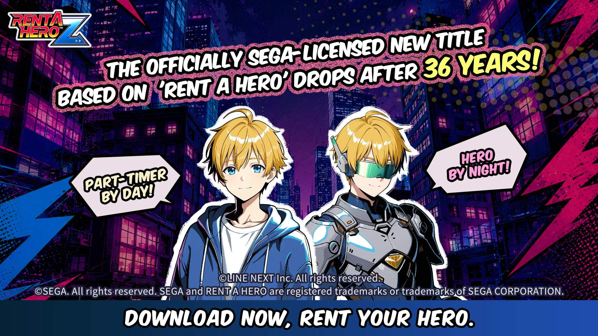 RENT A HERO Z screenshot