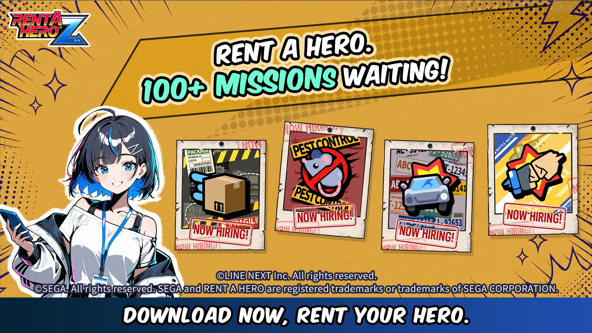 RENT A HERO Z screenshot