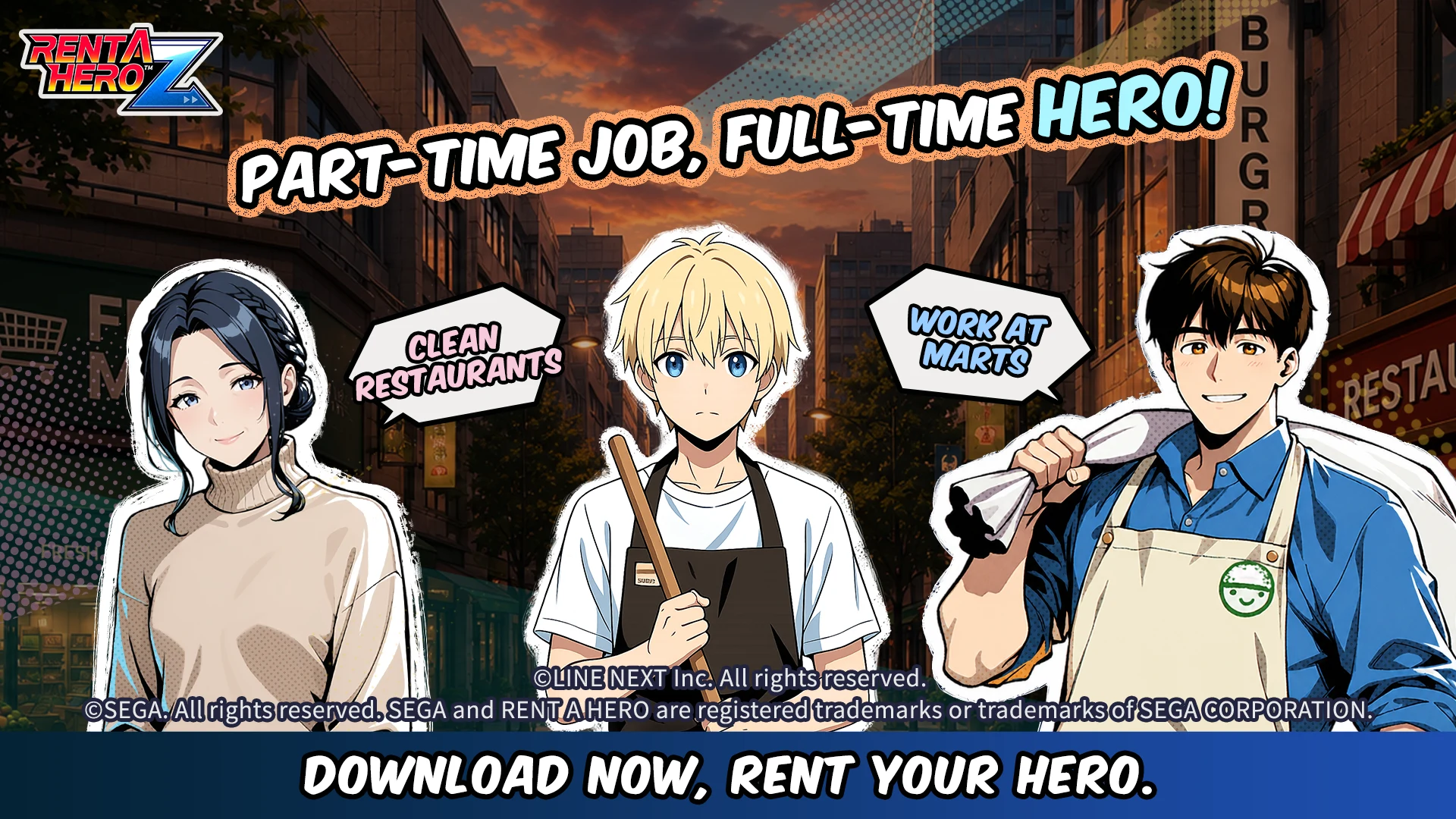 RENT A HERO Z screenshot