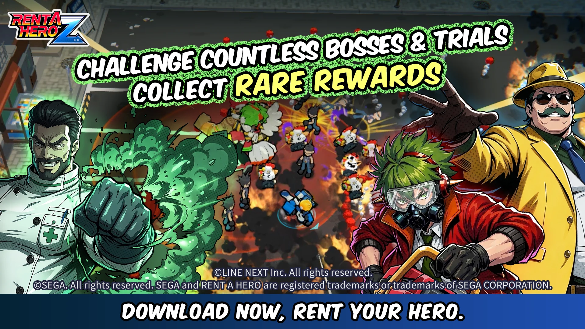 RENT A HERO Z screenshot